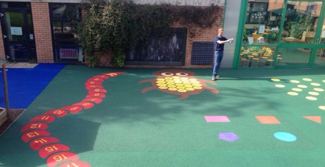 Playground Rubber Flooring in Pentrefelin